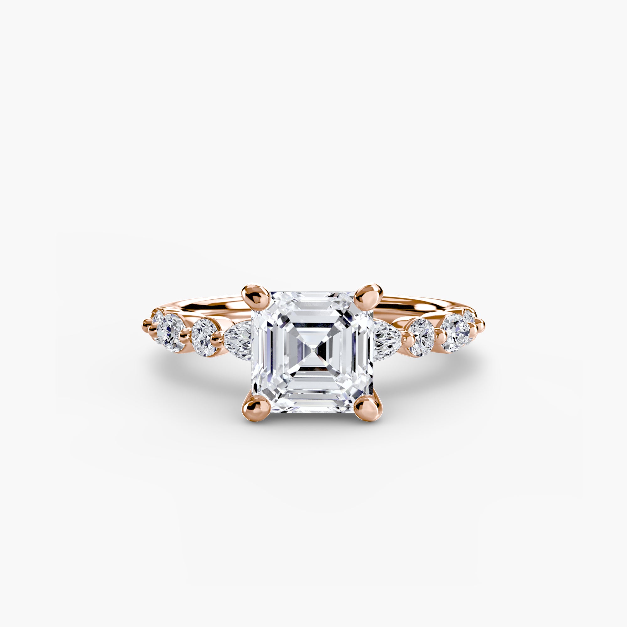 Light Eternity Pavé Solitaire Setting