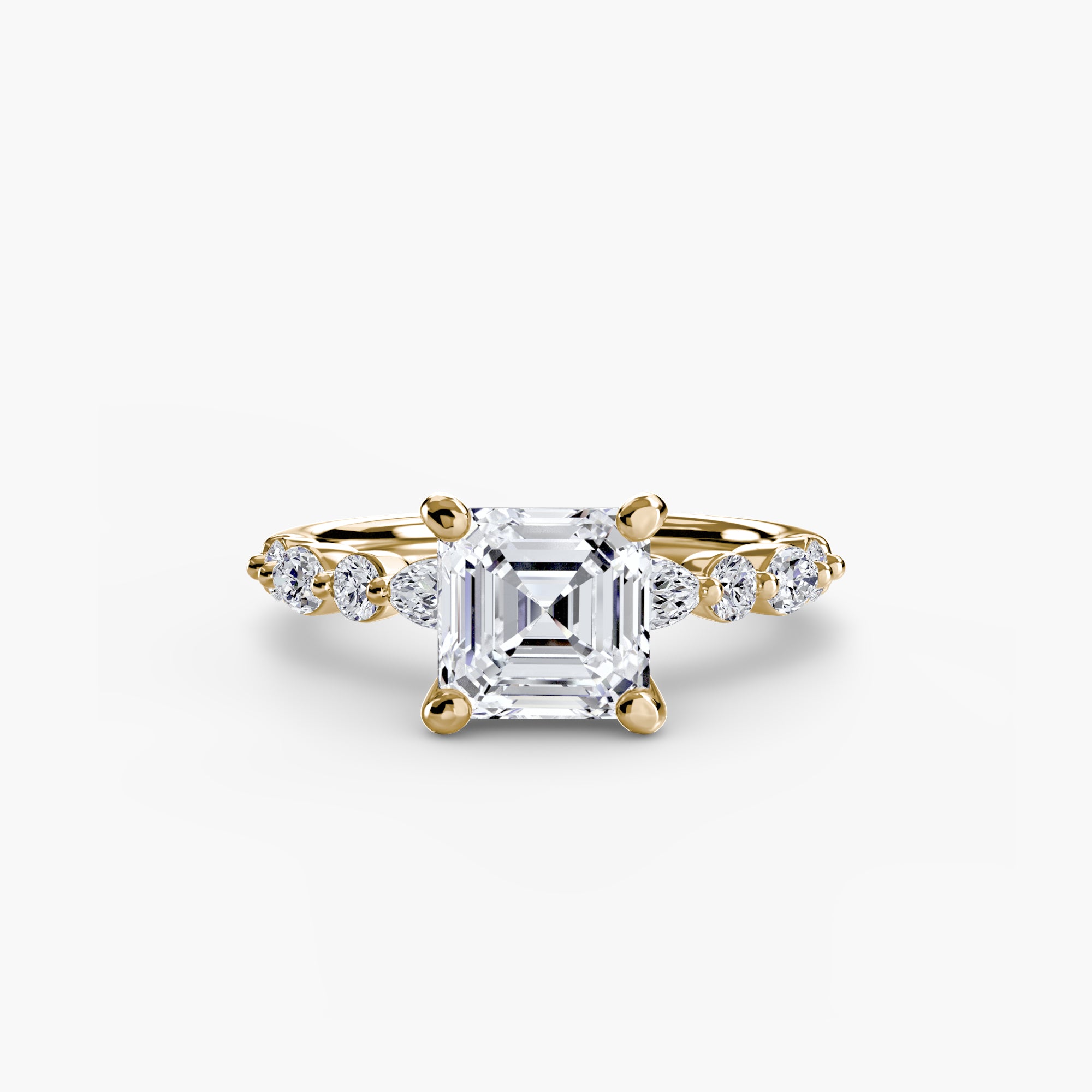 Light Eternity Pavé Solitaire Setting