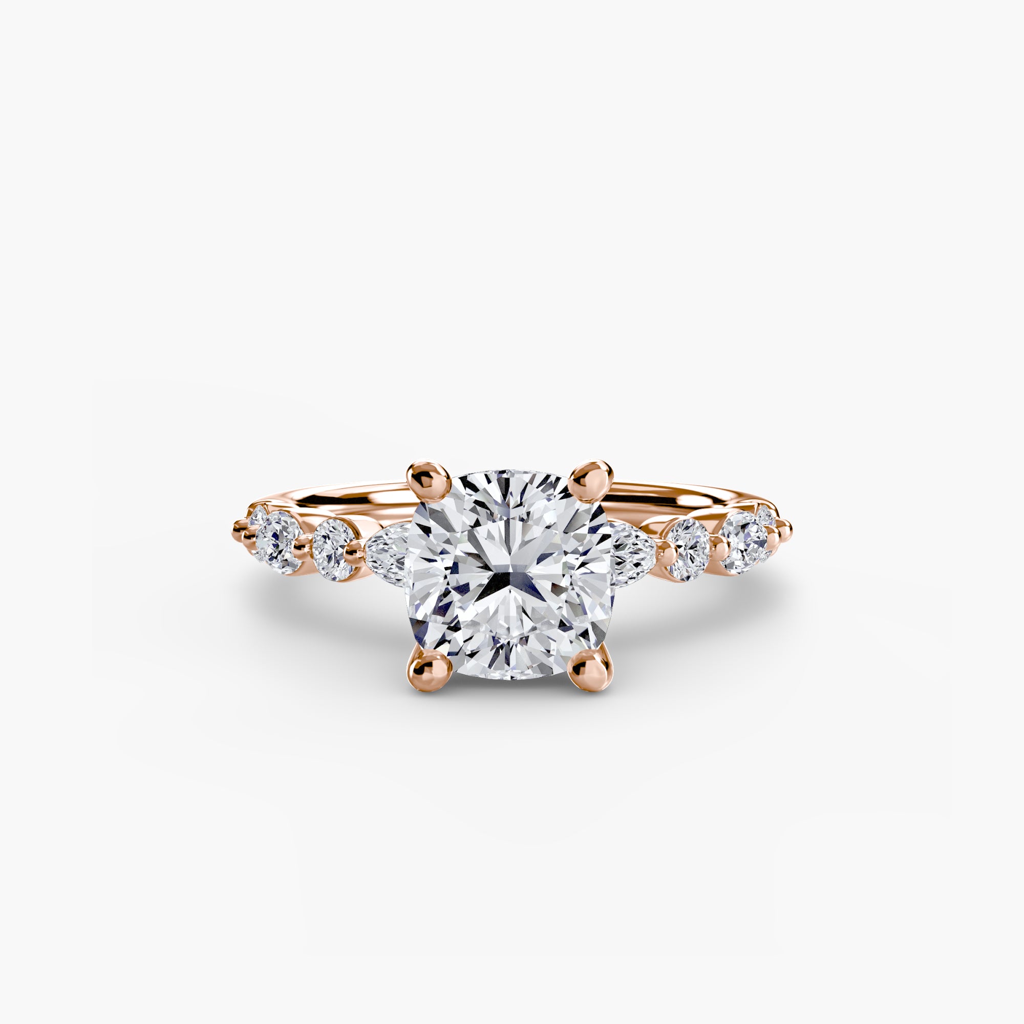 Light Eternity Pavé Solitaire Setting
