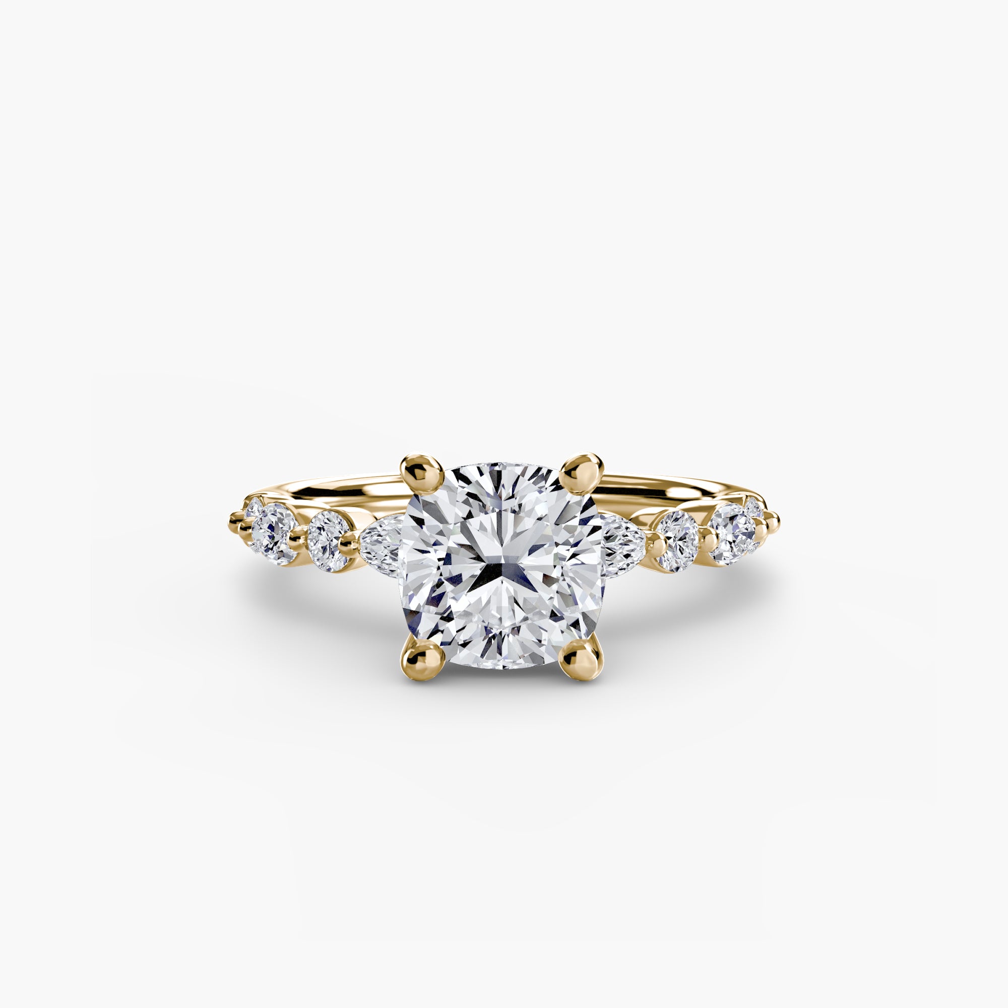 Light Eternity Pavé Solitaire Setting