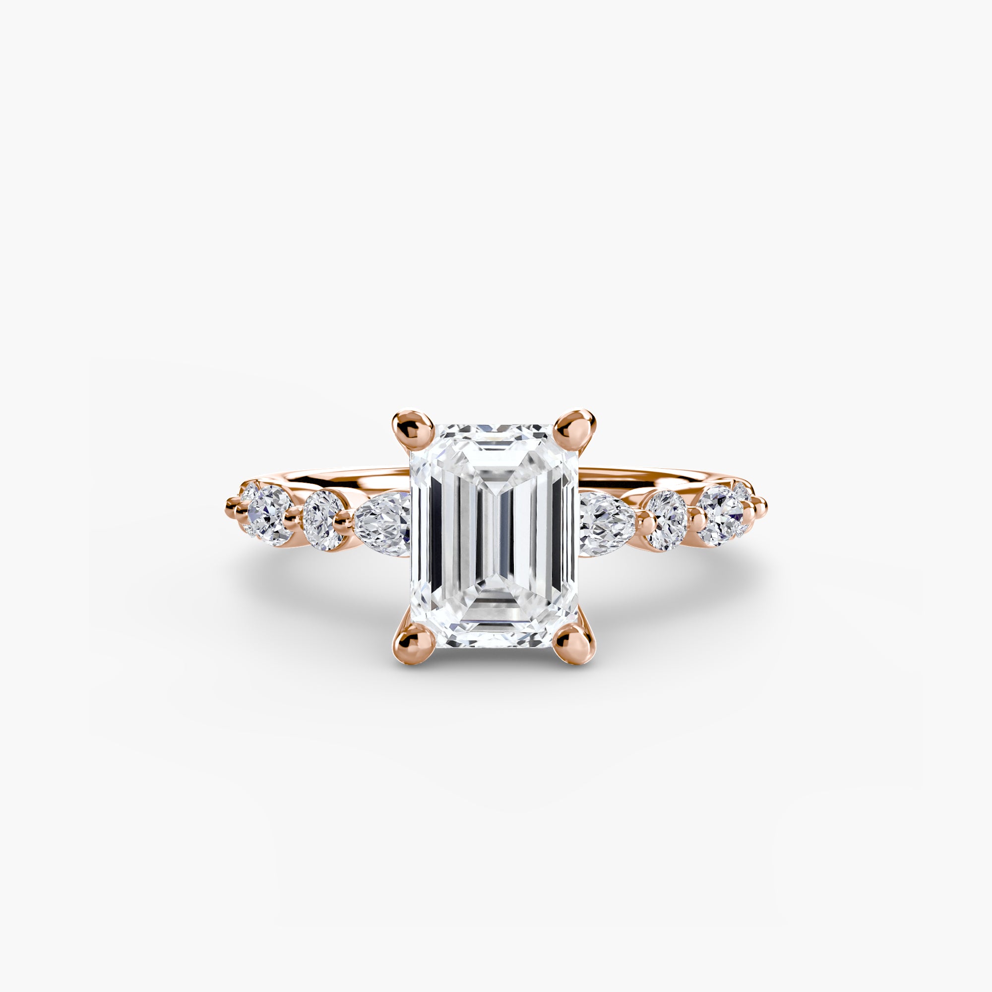 Light Eternity Pavé Solitaire Setting