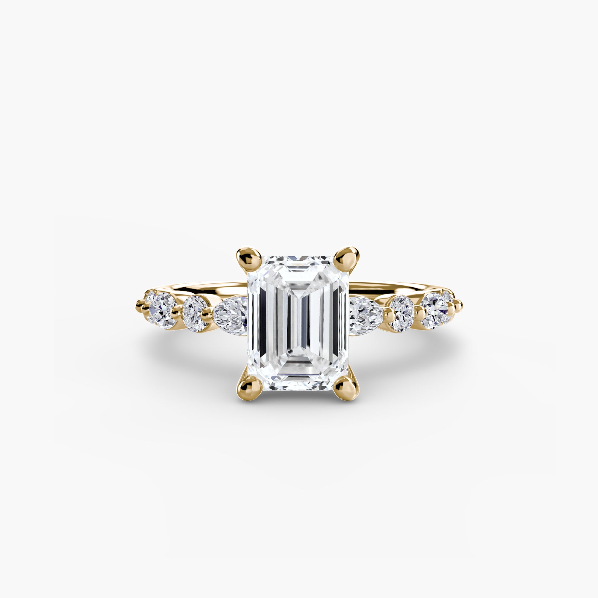 Light Eternity Pavé Solitaire Setting