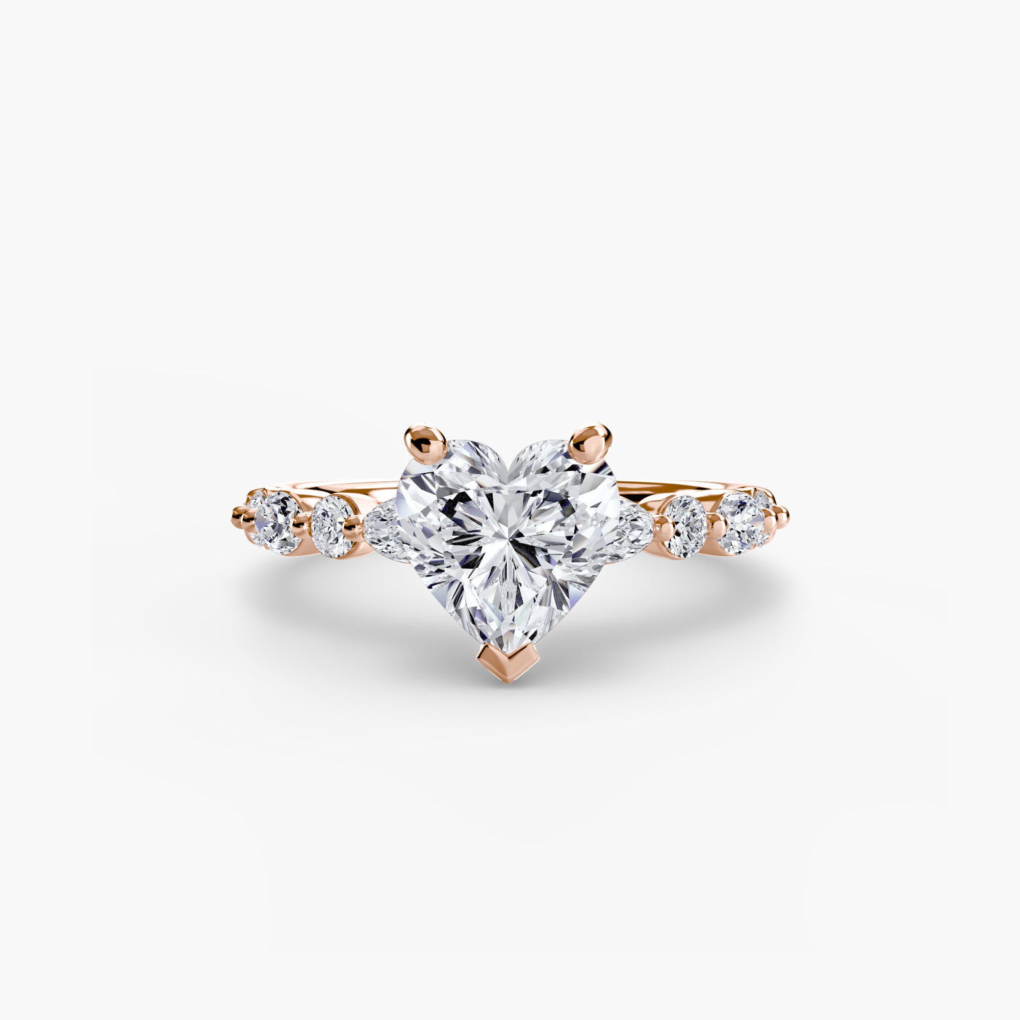 Light Eternity Pavé Solitaire Setting
