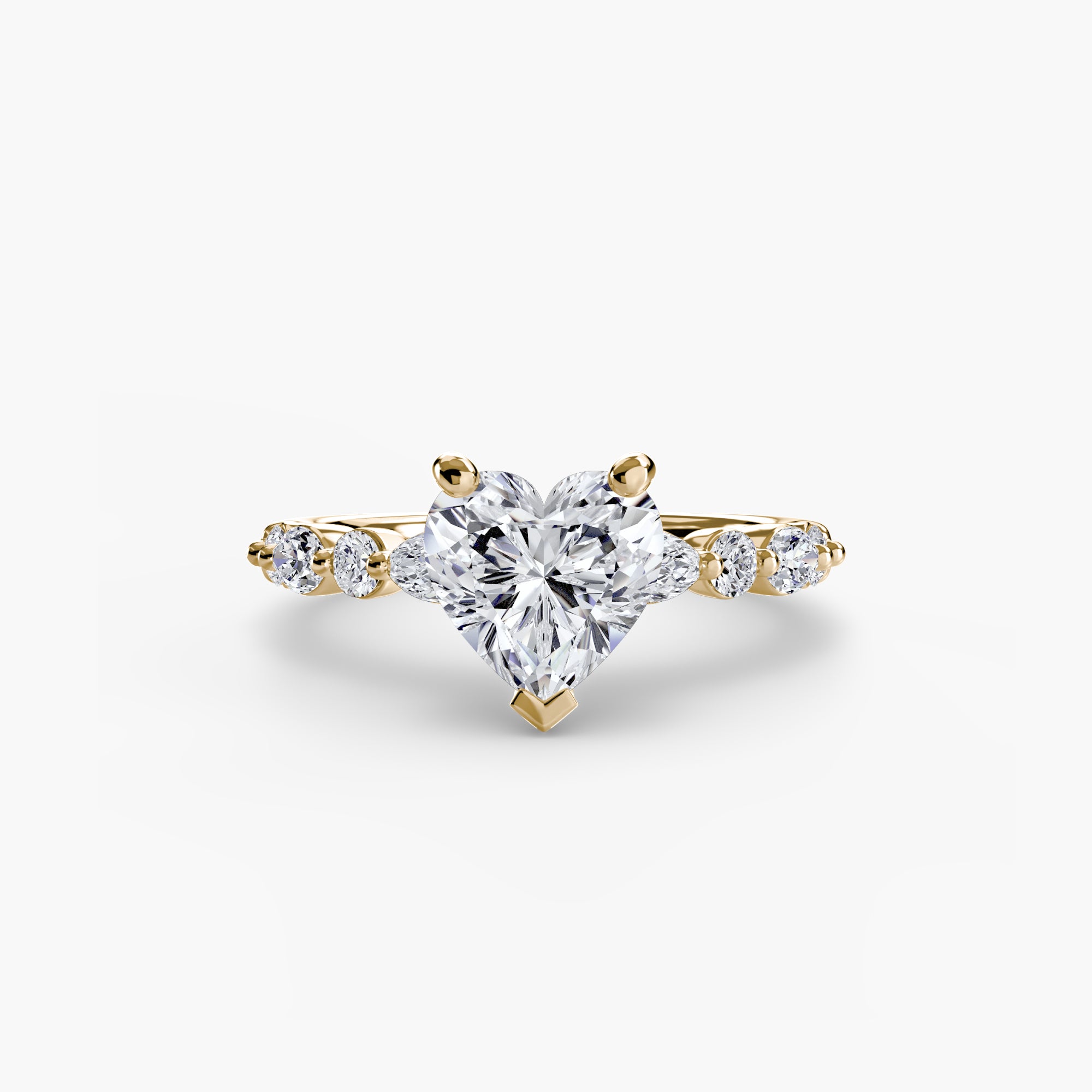 Light Eternity Pavé Solitaire Setting