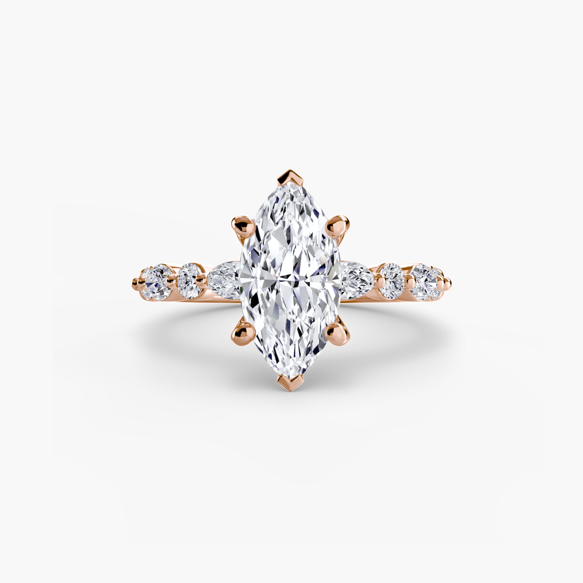 Light Eternity Pavé Solitaire Setting