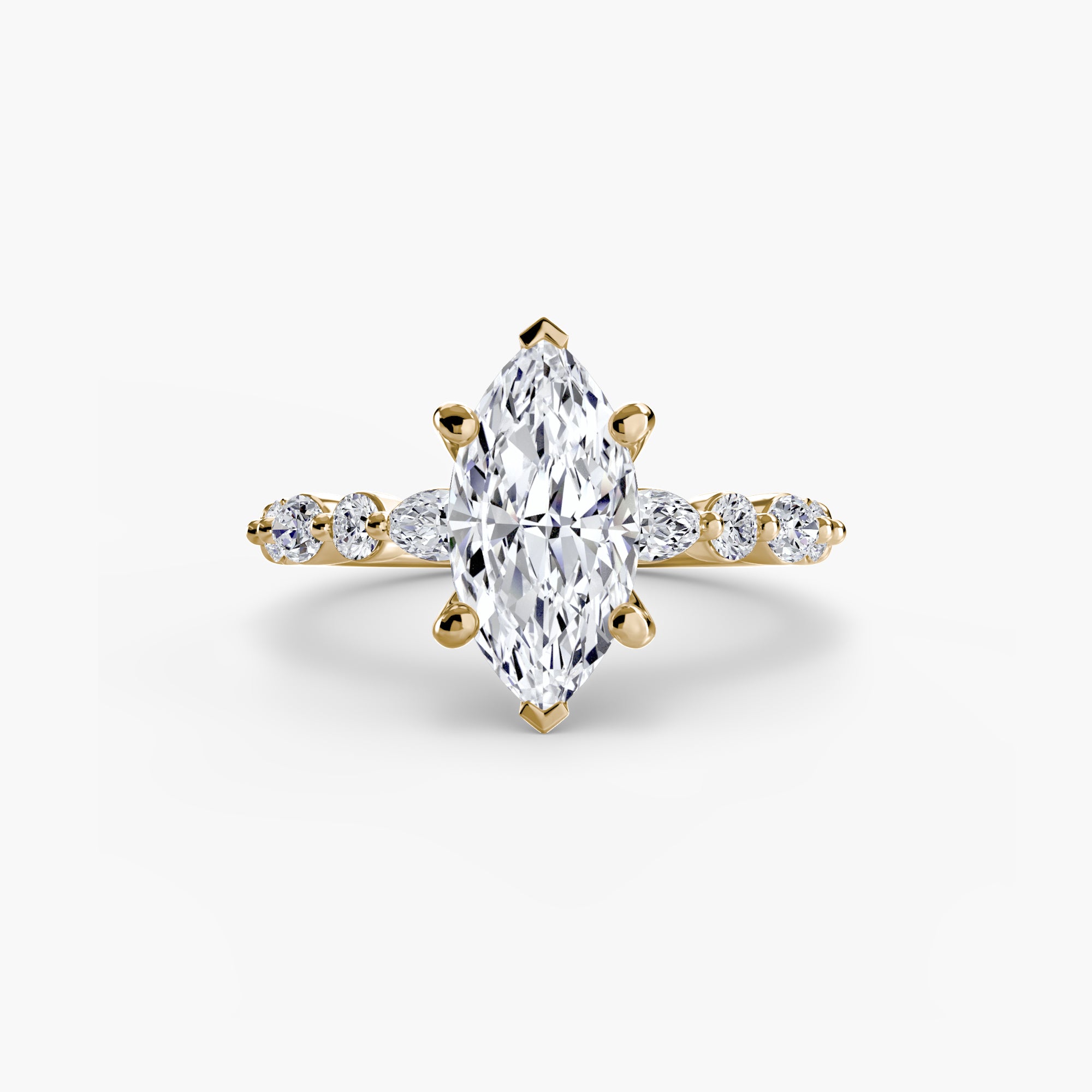 Light Eternity Pavé Solitaire Setting