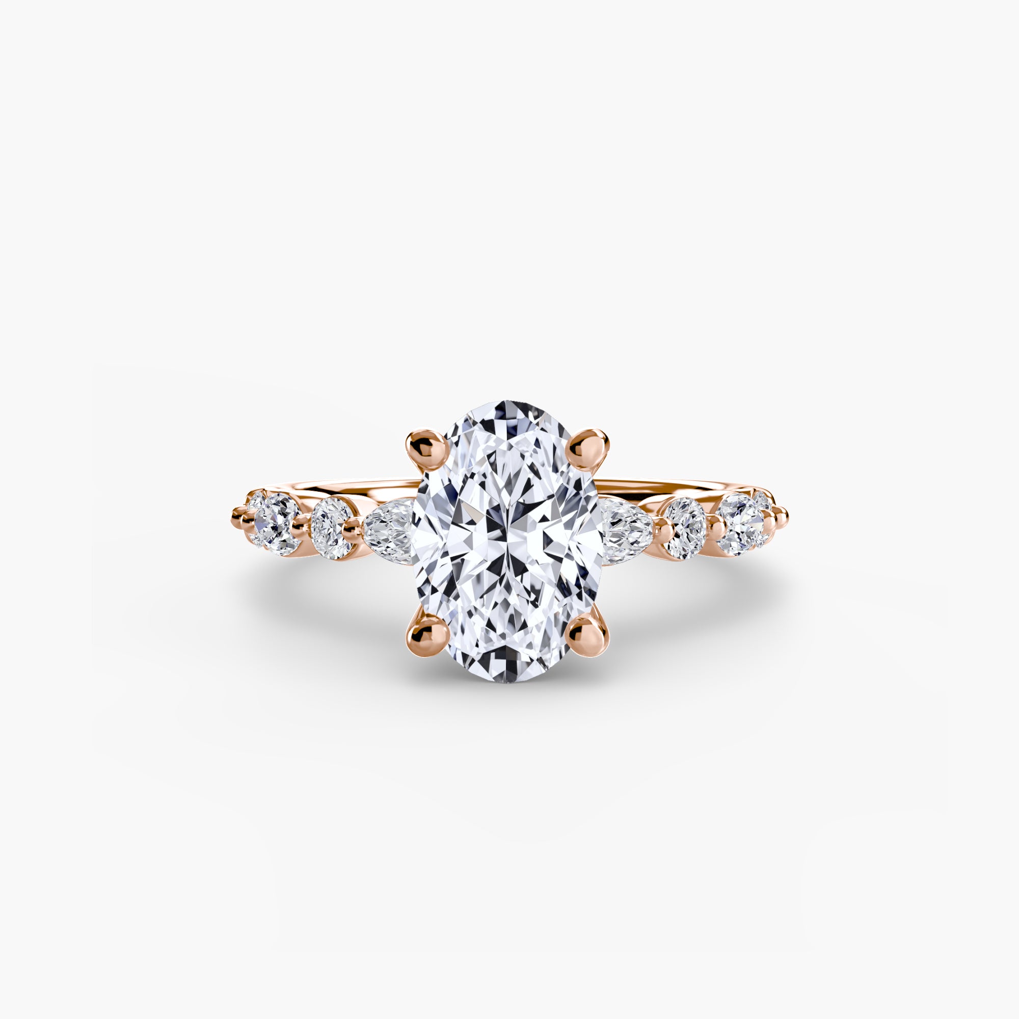 Light Eternity Pavé Solitaire Setting