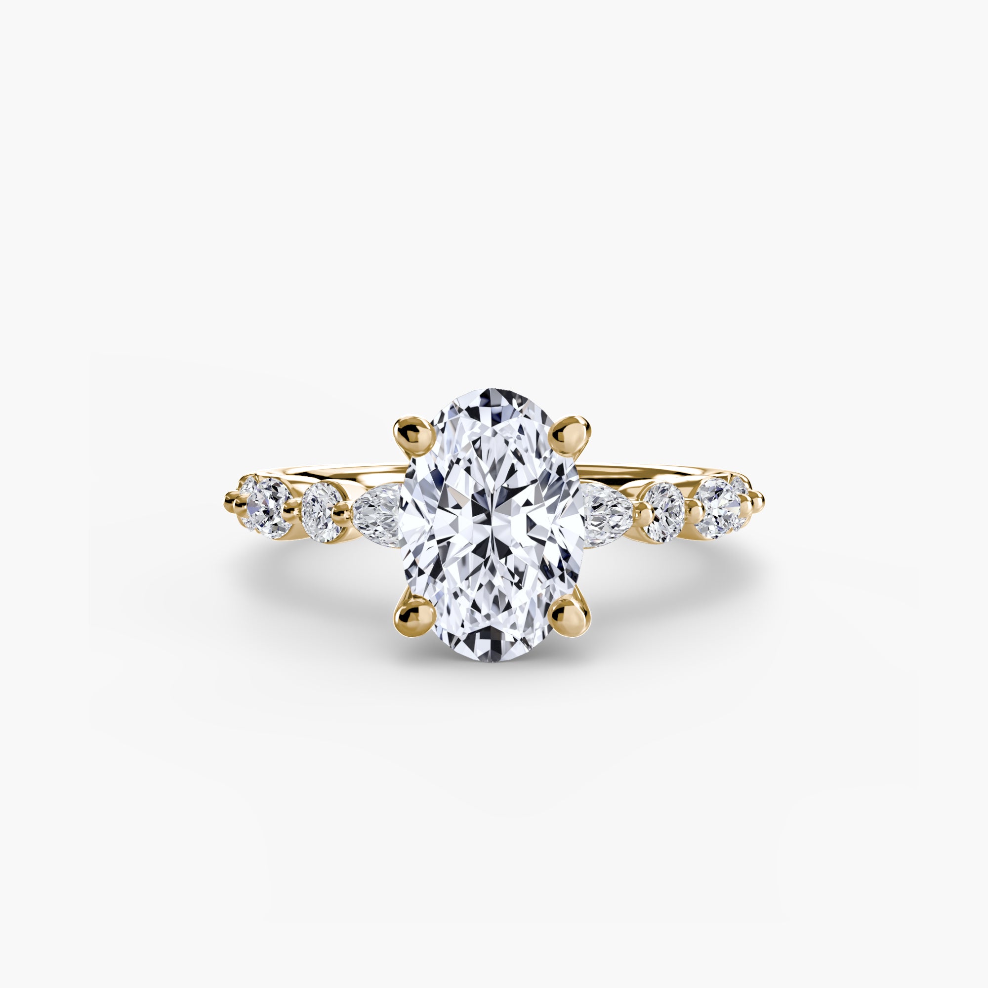 Light Eternity Pavé Solitaire Setting