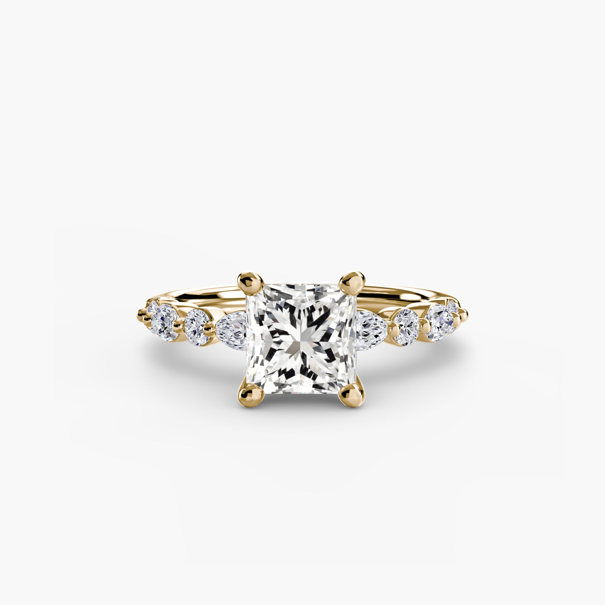 Light Eternity Pavé Solitaire Setting