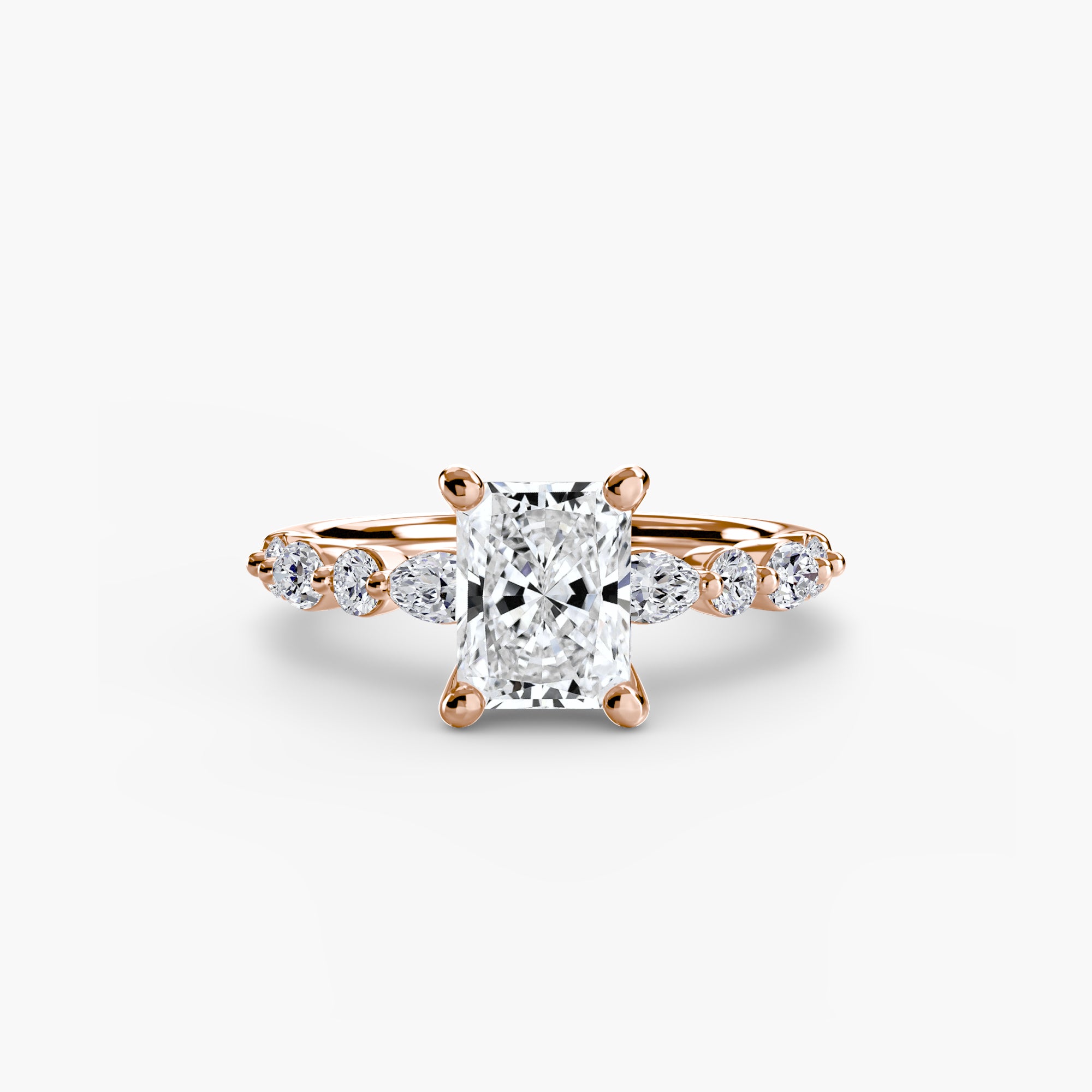 Light Eternity Pavé Solitaire Setting