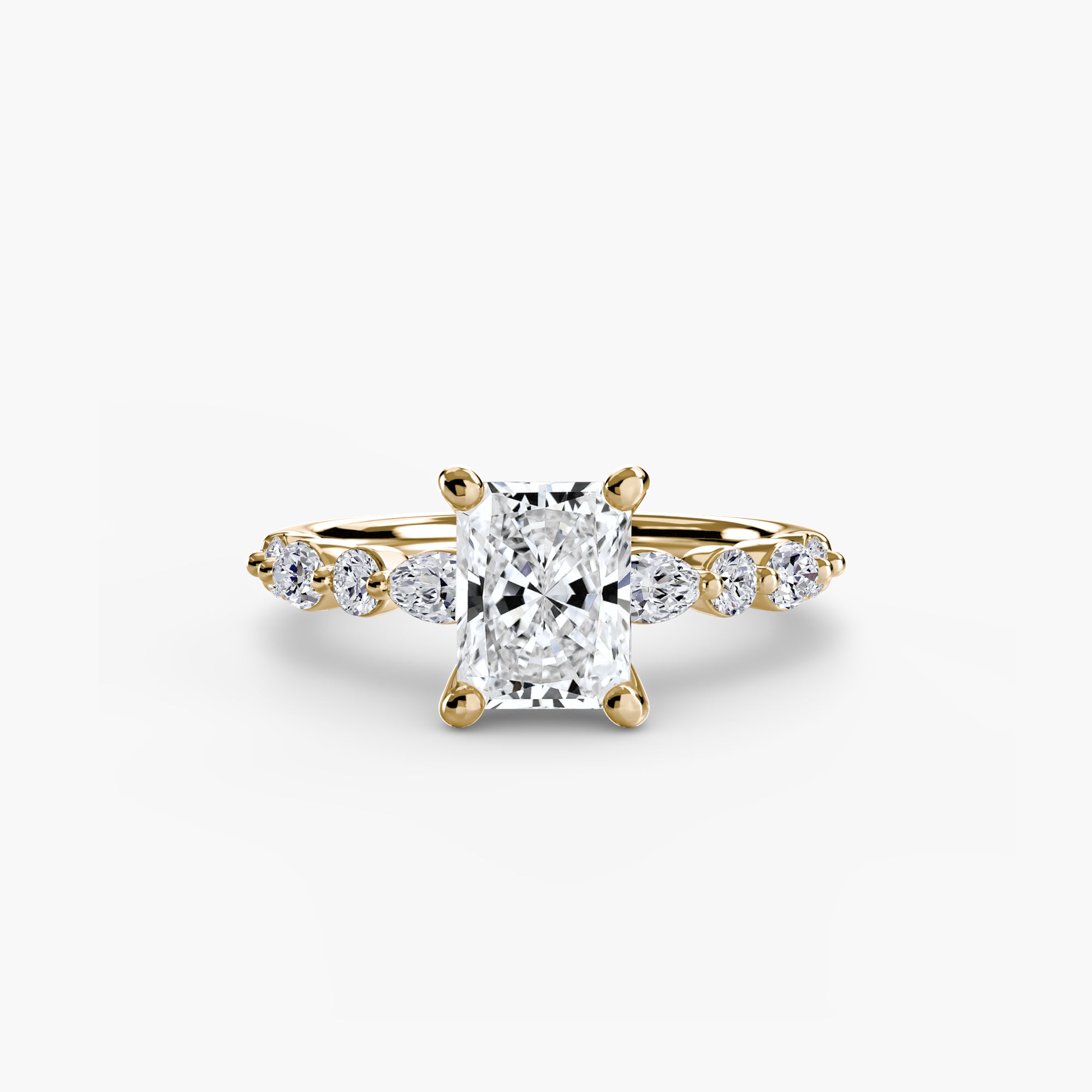 Light Eternity Pavé Solitaire Setting