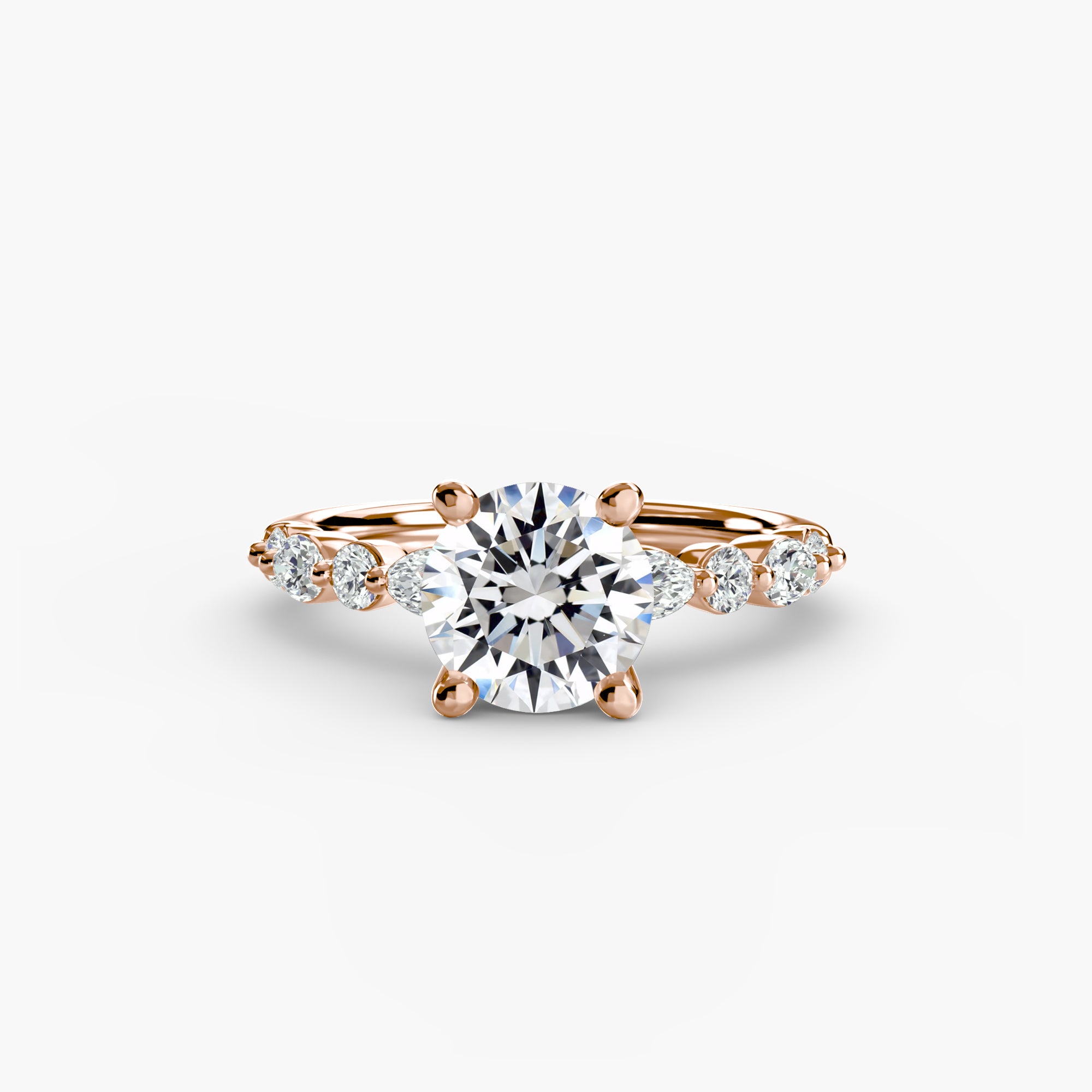 Light Eternity Pavé Solitaire Setting