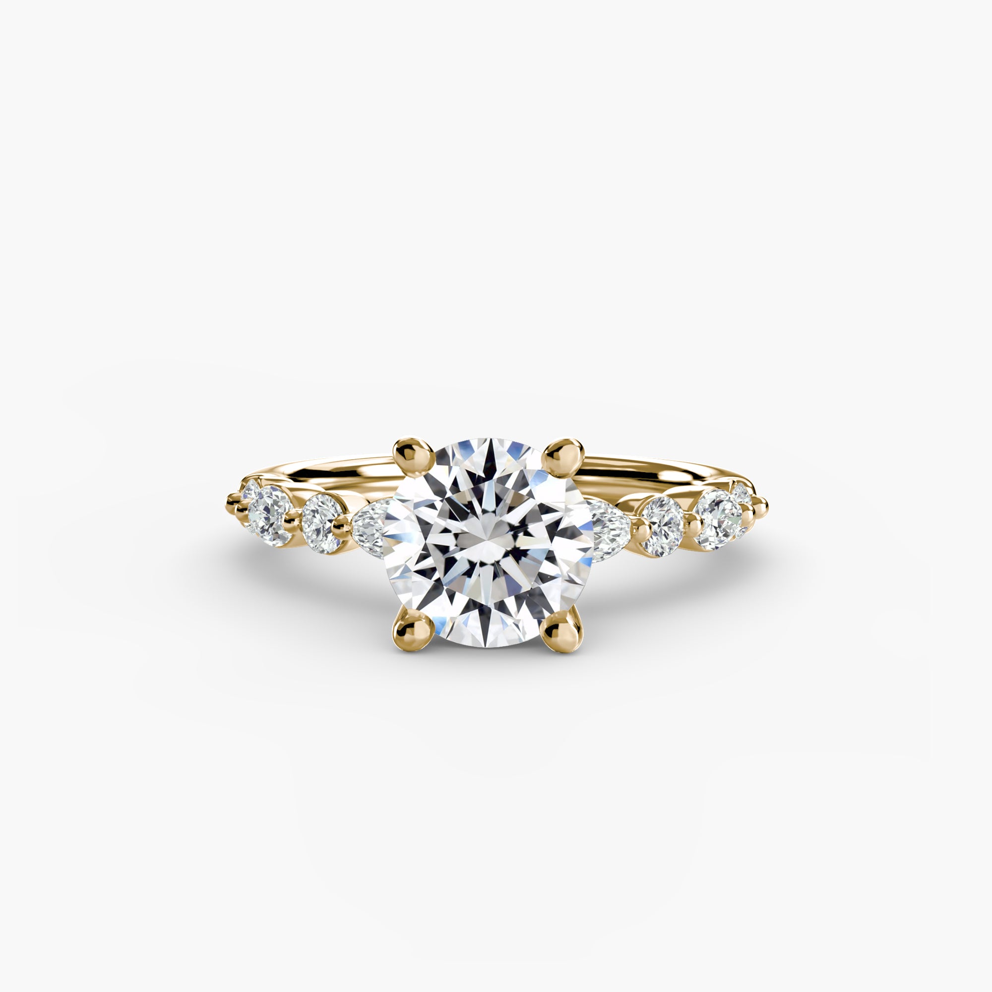 Light Eternity Pavé Solitaire Setting