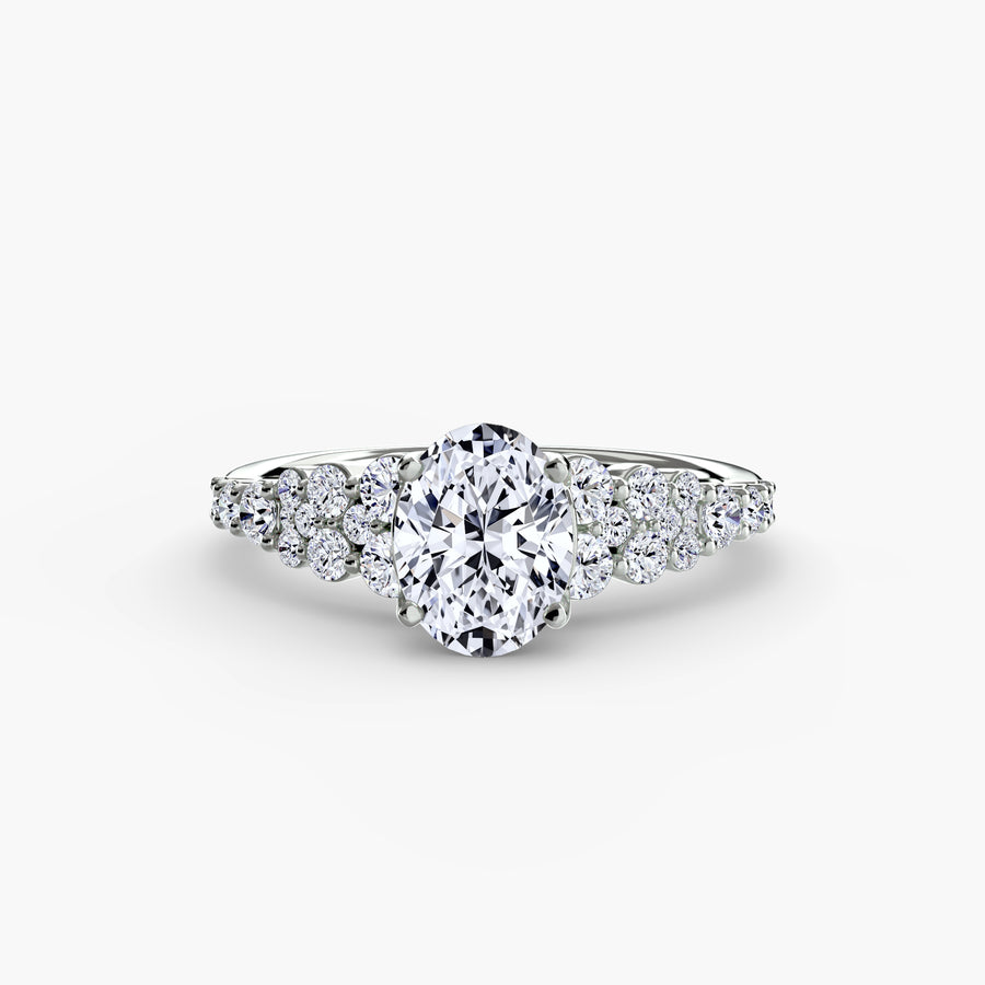 Oval Celestial Cluster Setting