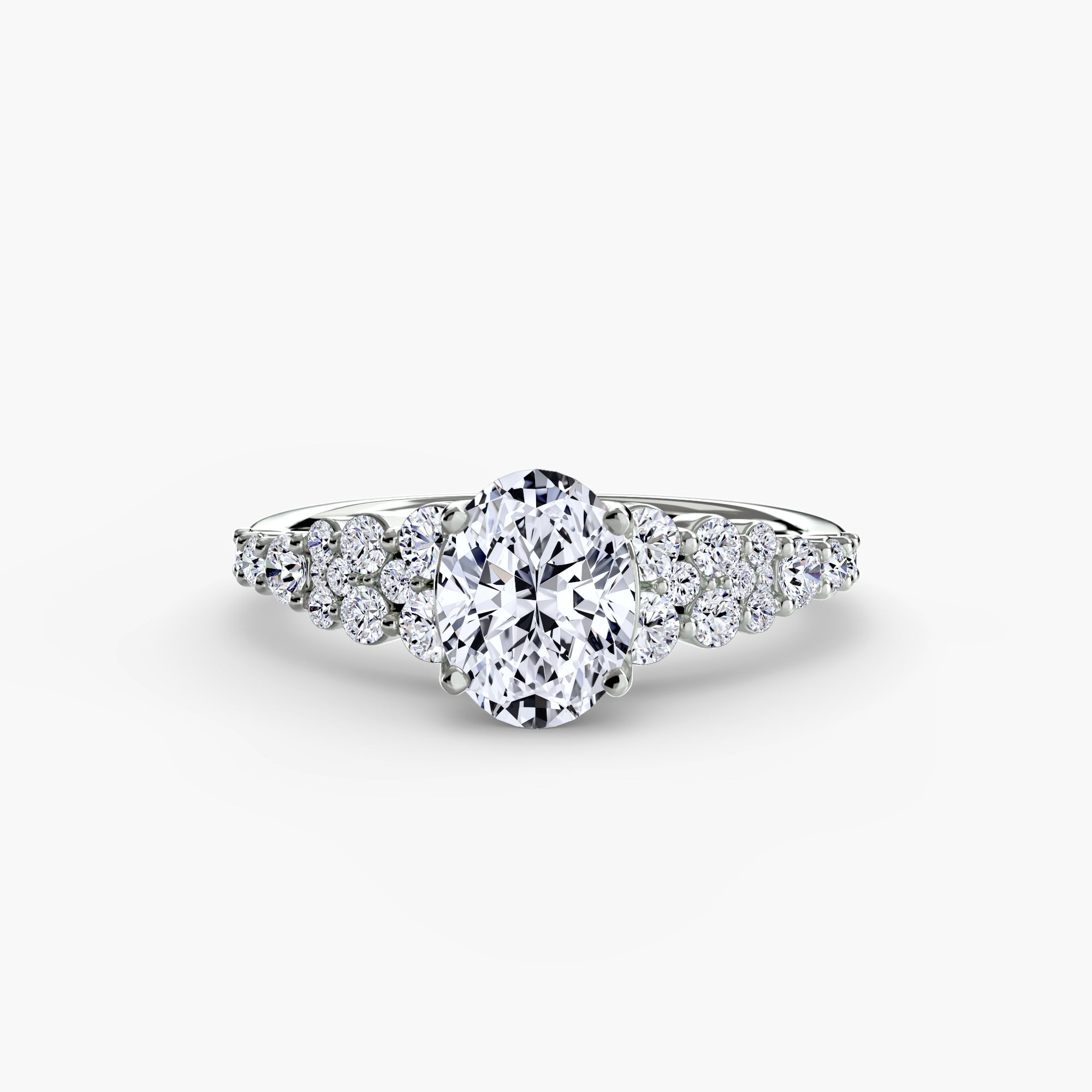 Oval Celestial Cluster Setting