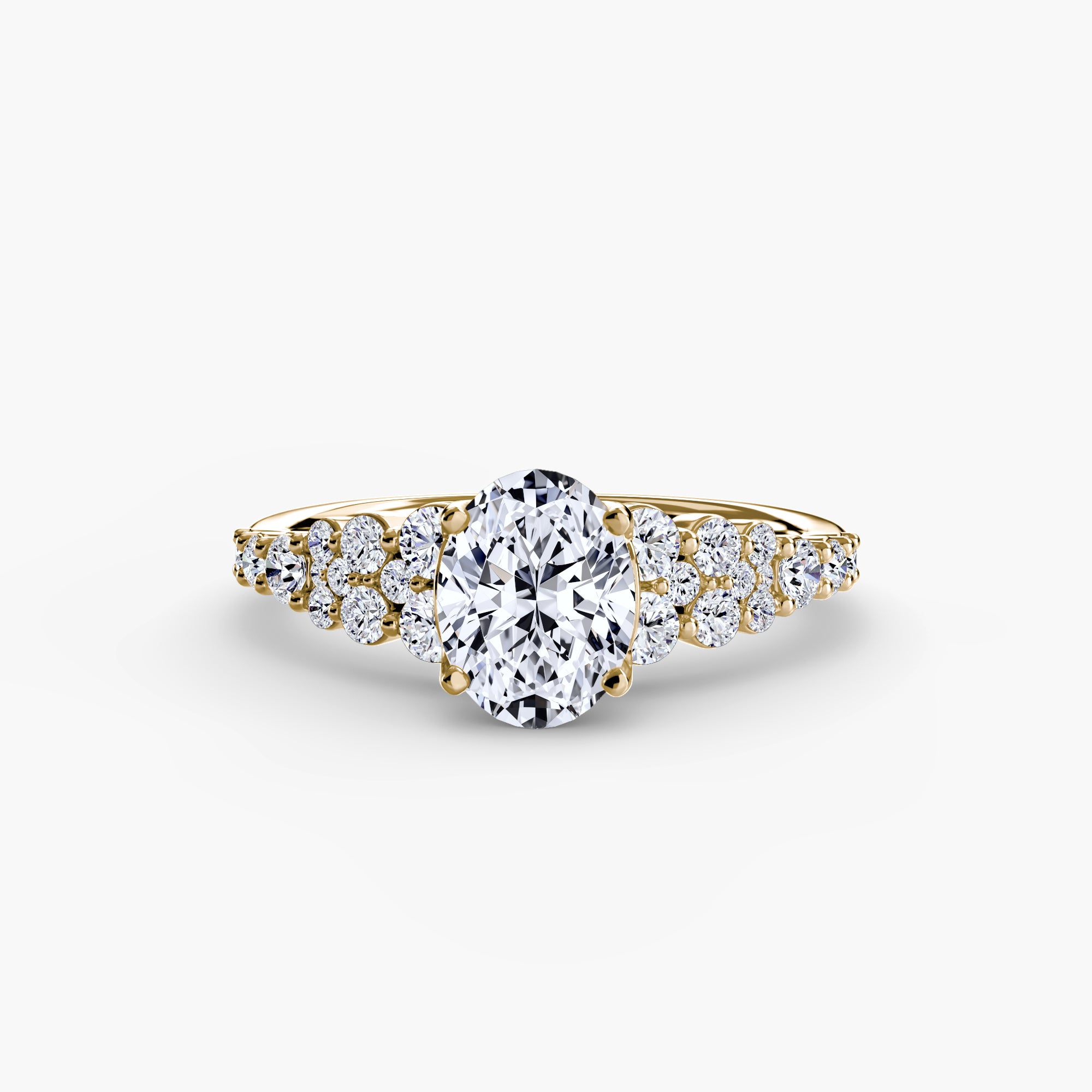Oval Celestial Cluster Setting
